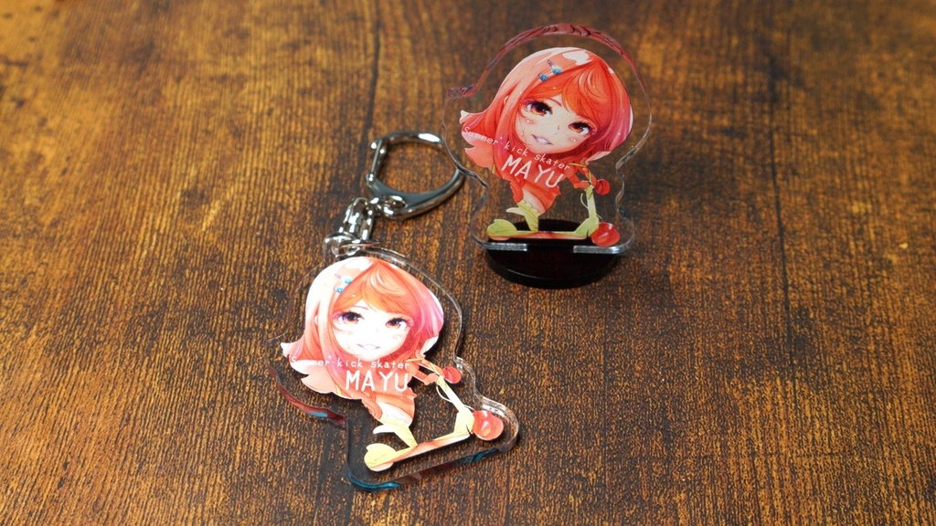 サマーキックスケーター真悠アクリルグッズ