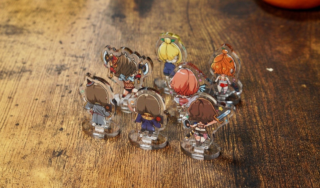 ファンタジーシリーズ・アクリルミニスタンドセット28mm版