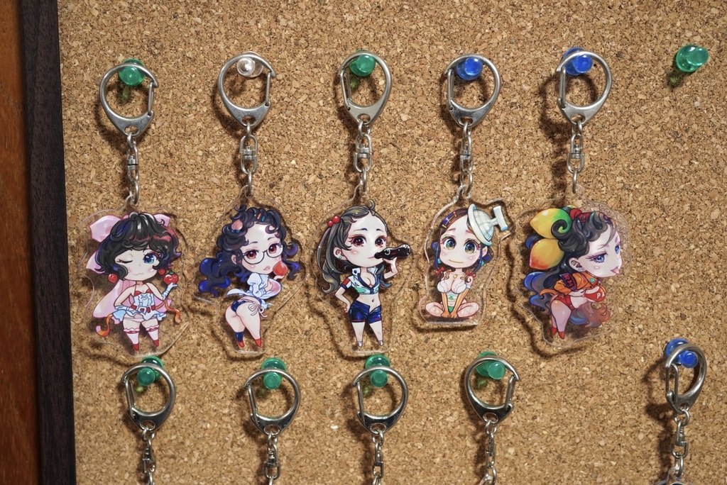 フルーツ娘たんアクリルキーホルダー