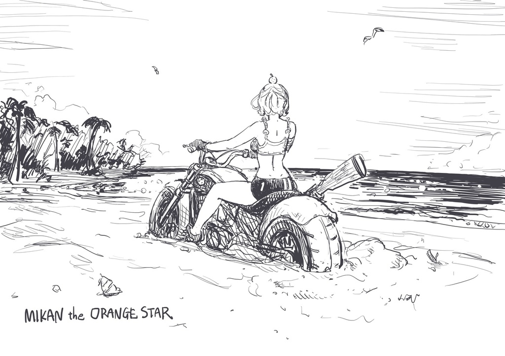 2020秋の小武ペン画ポストカード5枚セット