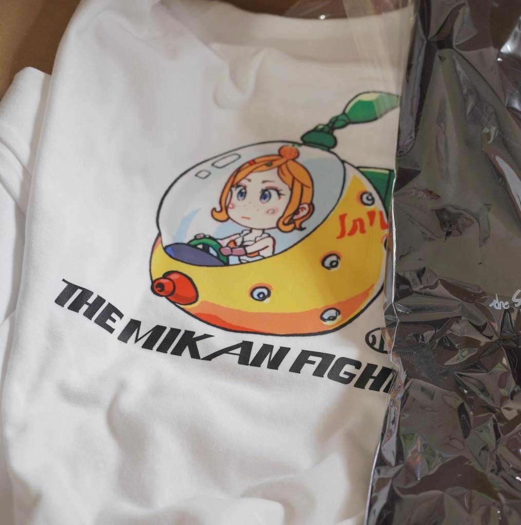 カラーみかんファイター長袖シャツ