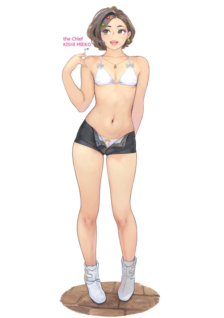 女主任・岸見栄子 等身大パネル