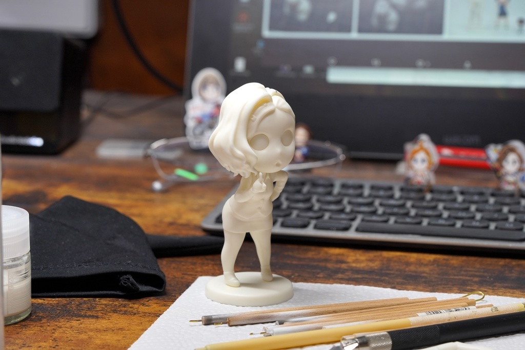 デフォルメ岸見栄子&石川ぷりんガレージキット