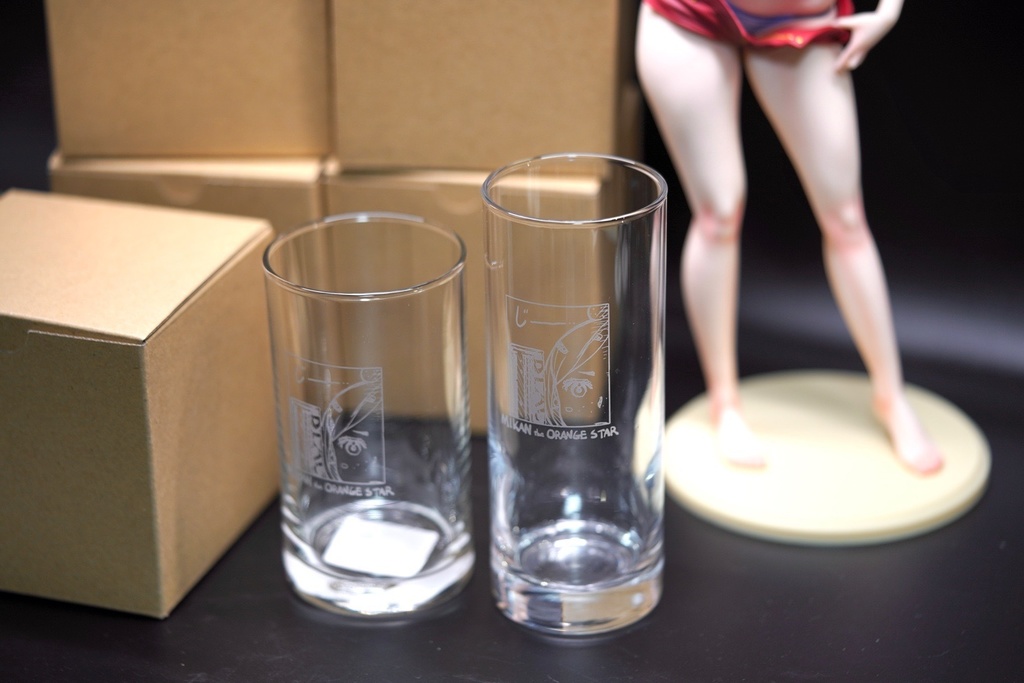 にらみみかんトールグラス