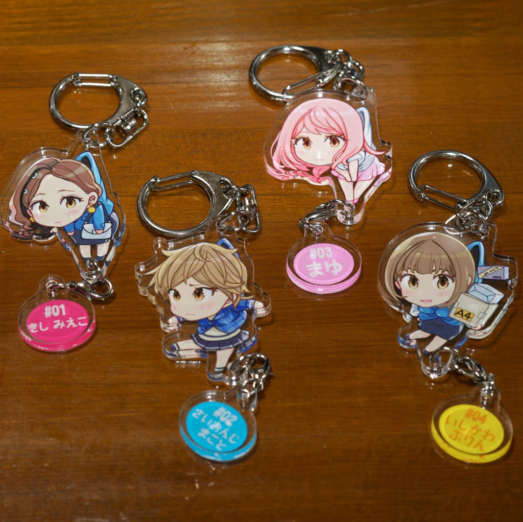 【再入荷】吊られアクリルキーホルダー