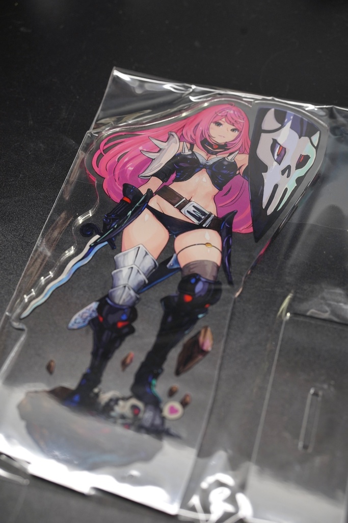 真悠ブラックナイト・アクリルスタンド