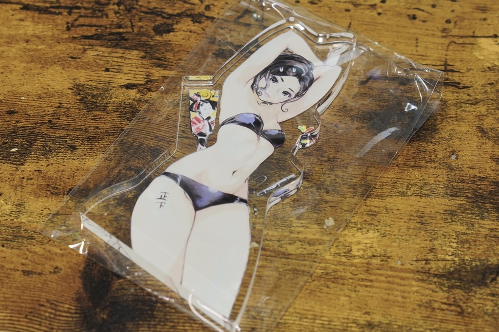 見栄子&真琴カッティングアクリルブロック