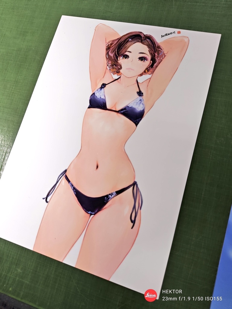 C106 A4メタルフォトプレート(サイン入り)一般部門