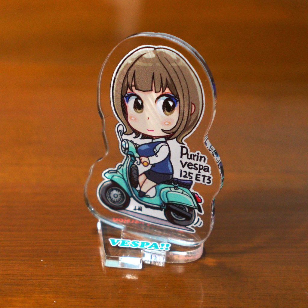 #14 ぷりんベスパ・アクリルグッズ