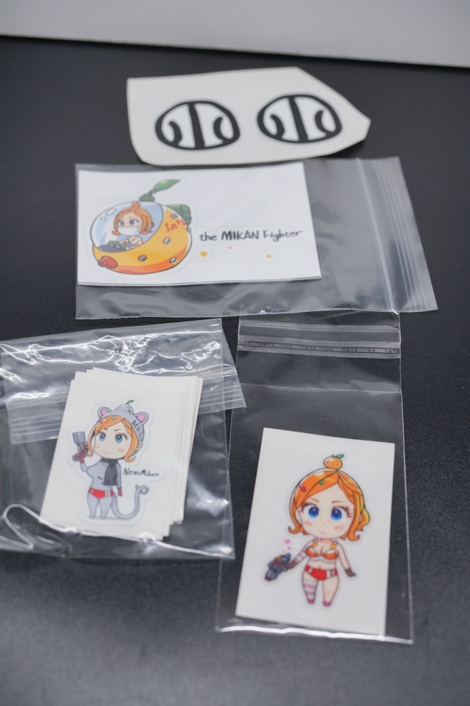 カラフルブレインコラボ見栄子ステッカーその他