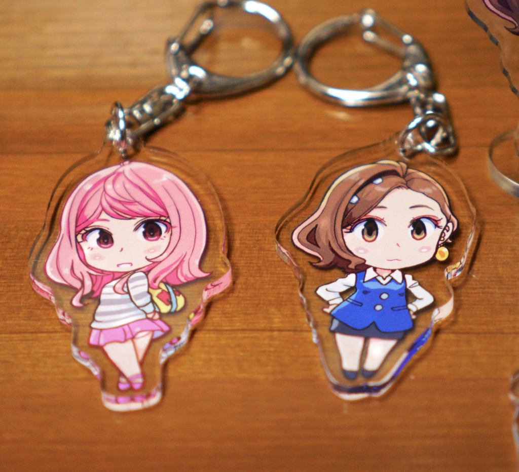 立ち見栄子&真悠アクキー