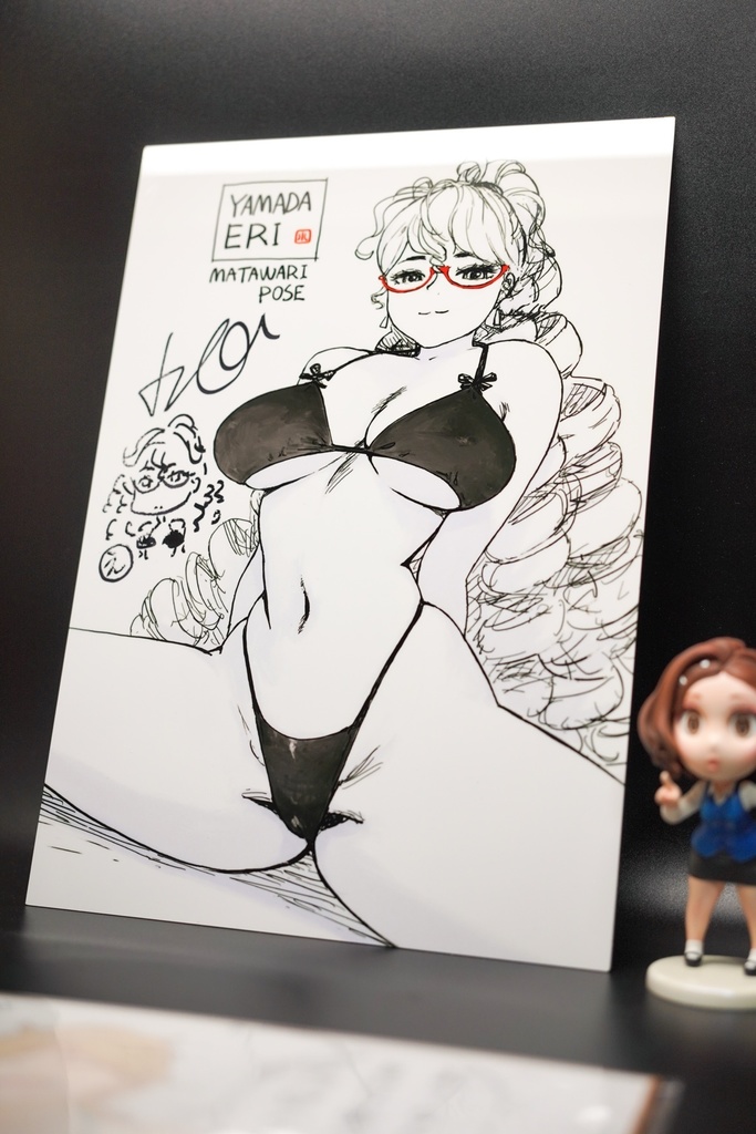 C107 A4メタルフォトプレート(サイン入り)