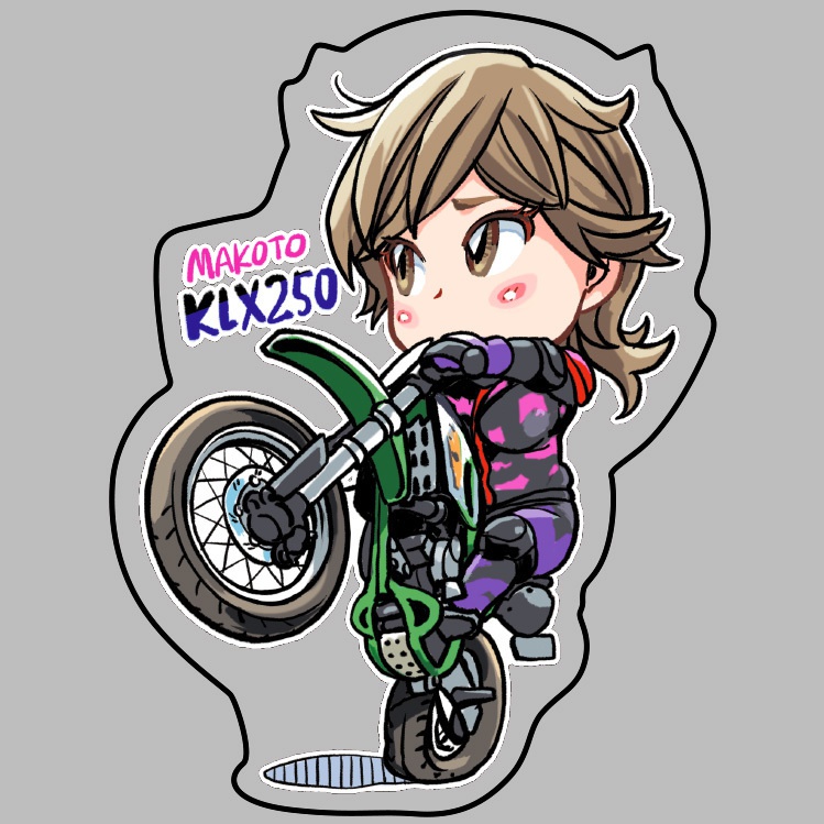 オフロードバイク・アクリルキーホルダー