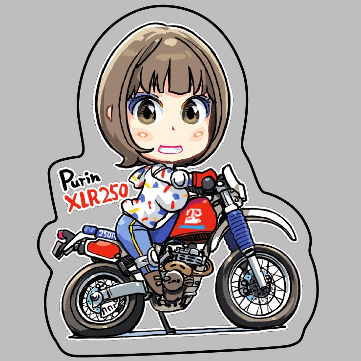 オフロードバイク・アクリルキーホルダー