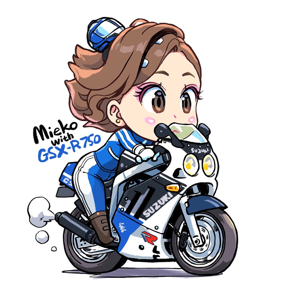 見栄子GSX-R750グッズ