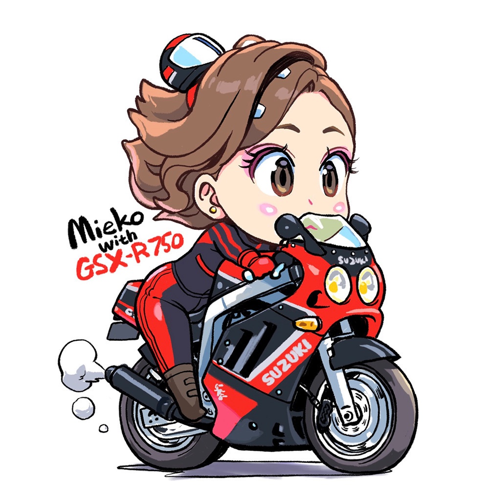 見栄子GSX-R750グッズ
