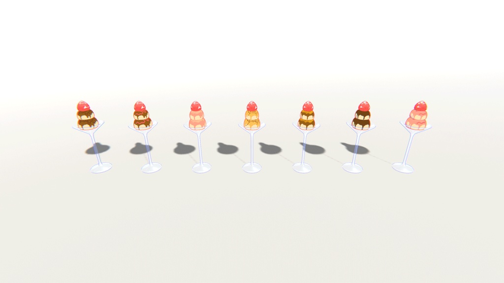 泡が弾けるドリンク&いちごデザートセット