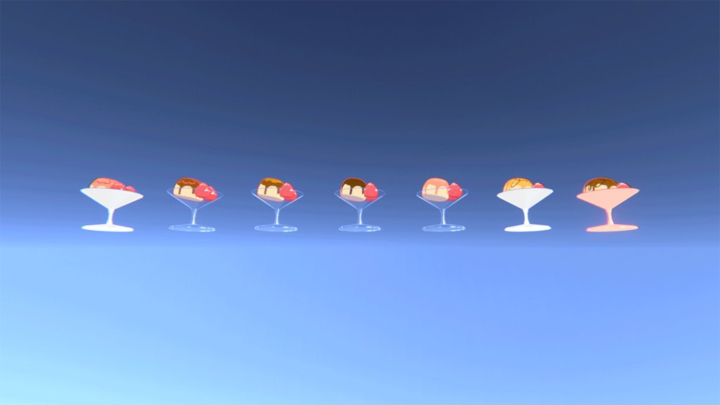 泡が弾けるドリンク&いちごデザートセット