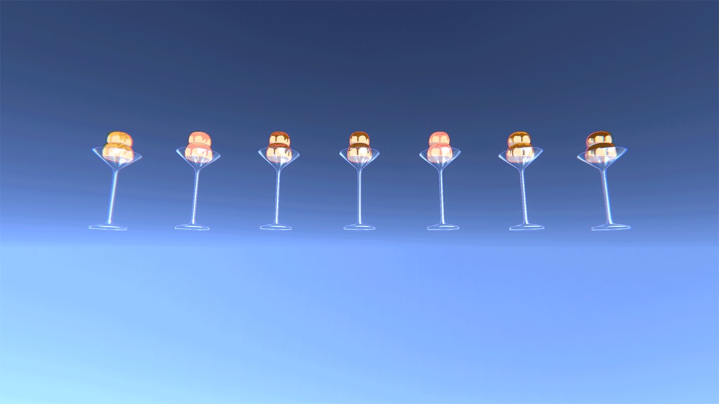 泡が弾けるドリンク&いちごデザートセット