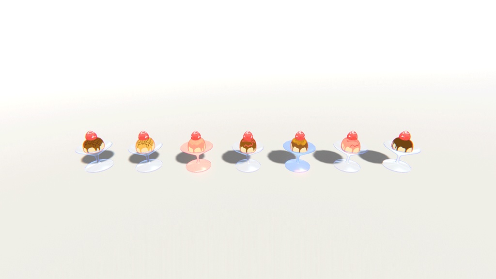 泡が弾けるドリンク&いちごデザートセット