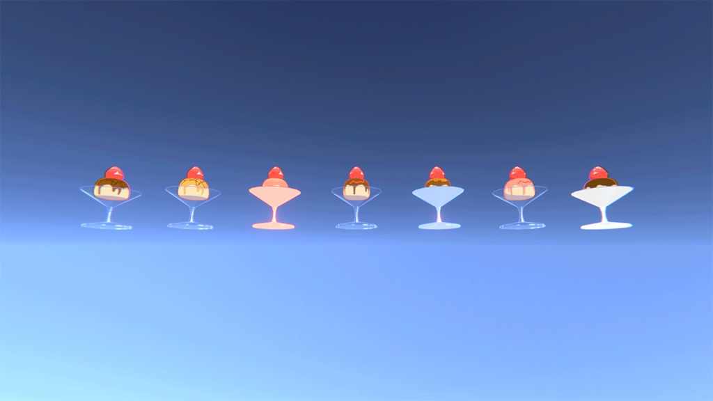 泡が弾けるドリンク&いちごデザートセット