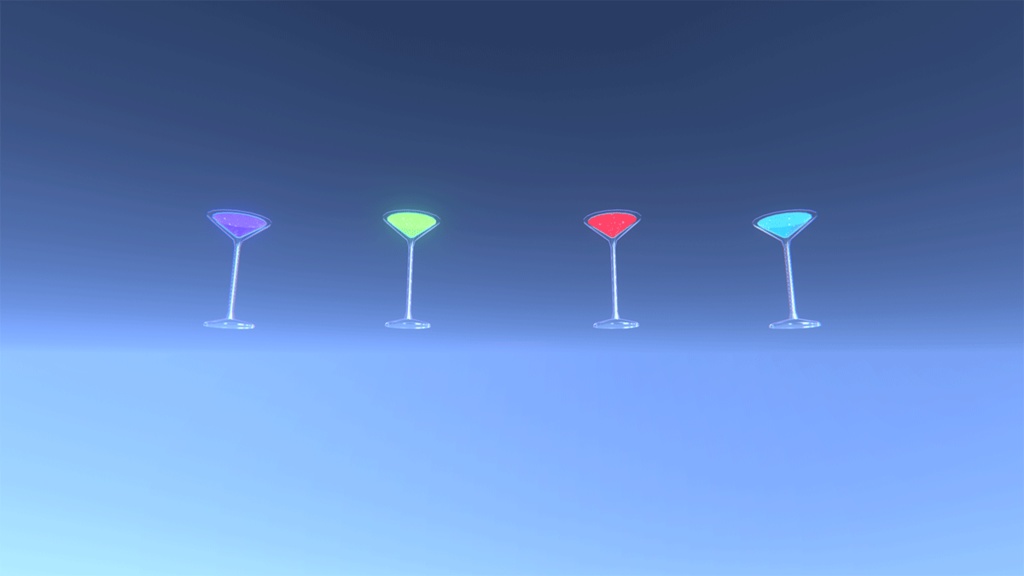 泡が弾けるドリンク&いちごデザートセット