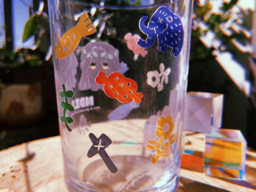 忘羨原始人AU フルカラーグラス