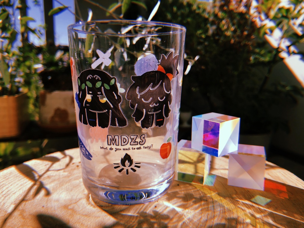 忘羨原始人AU フルカラーグラス