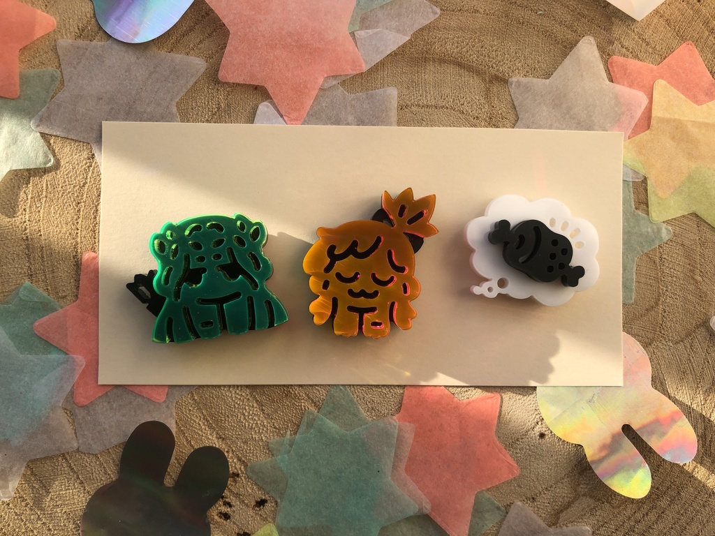 忘羨原始人AU・今日はお肉？マグネットセット