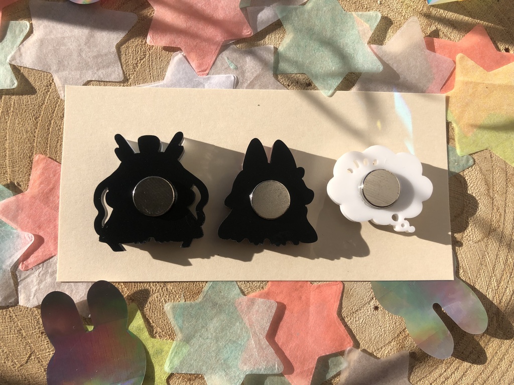 龍狐忘羨AU・今日は魚だ!マグネットセット