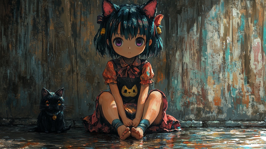 迷い猫と少女の静寂