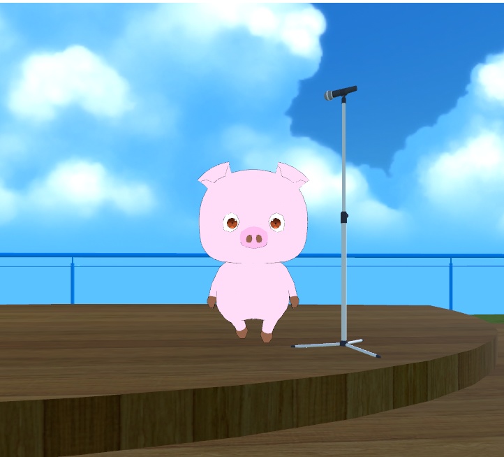 ぶたちゃんアバター(VRM)本体