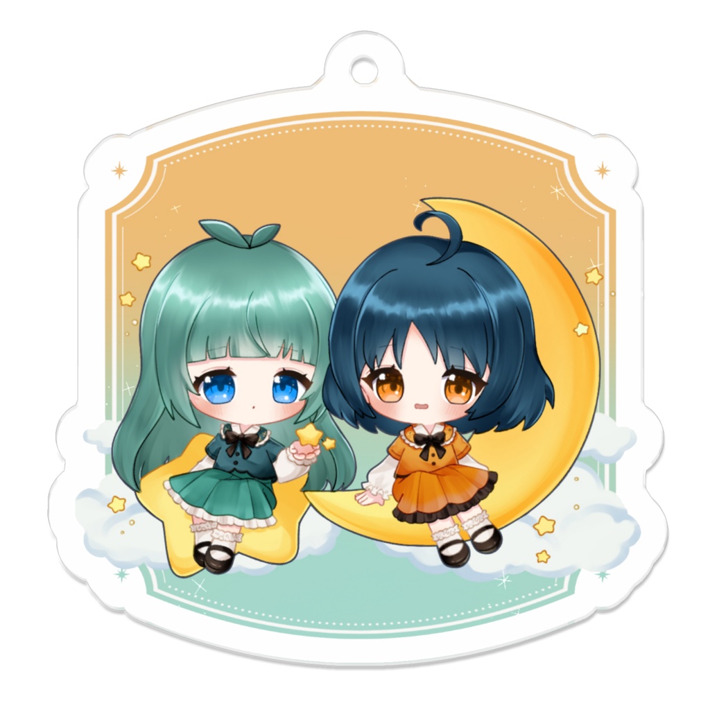 アクリルキーホルダー - 50 x 50 (mm)