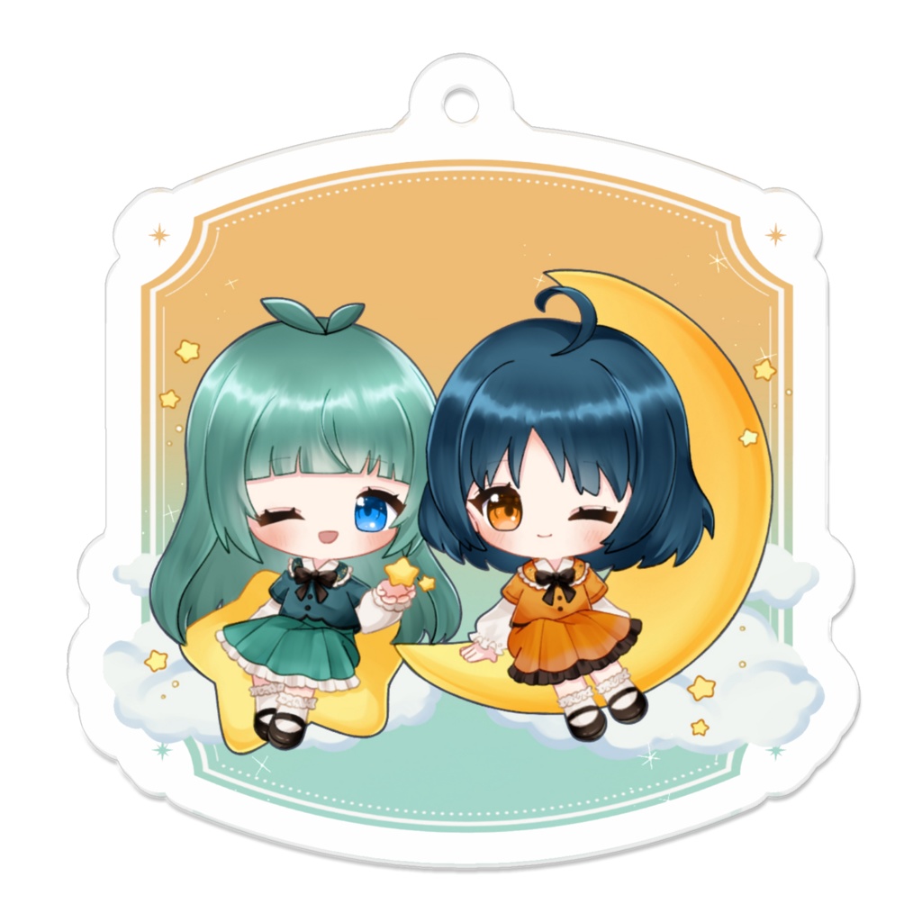 アクリルキーホルダー - 100 x 100 (mm)