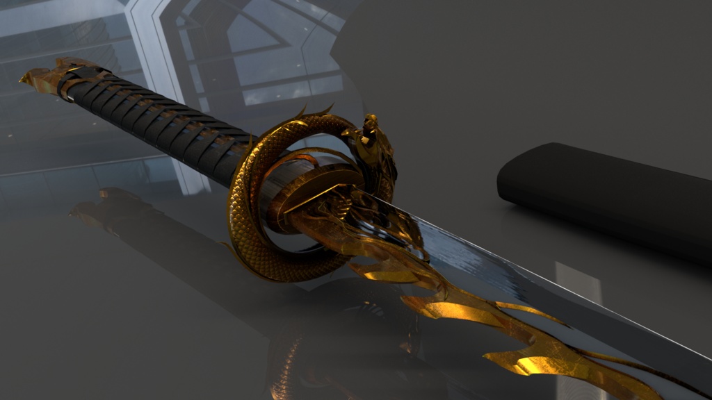 Dragon Katana (Ryuken Inspired)