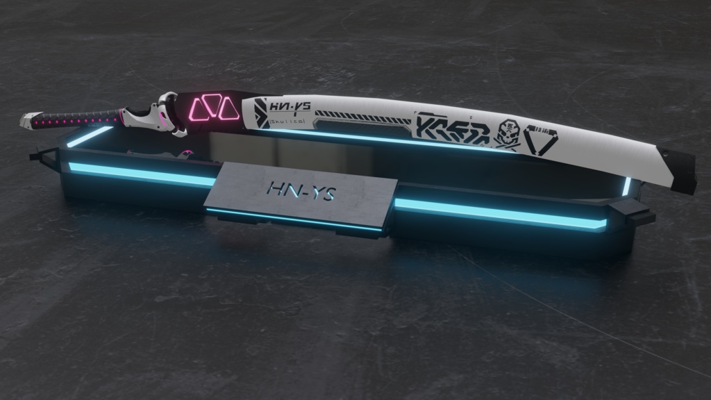 HN-YS (Cyberpunk Katana) VRCHAT