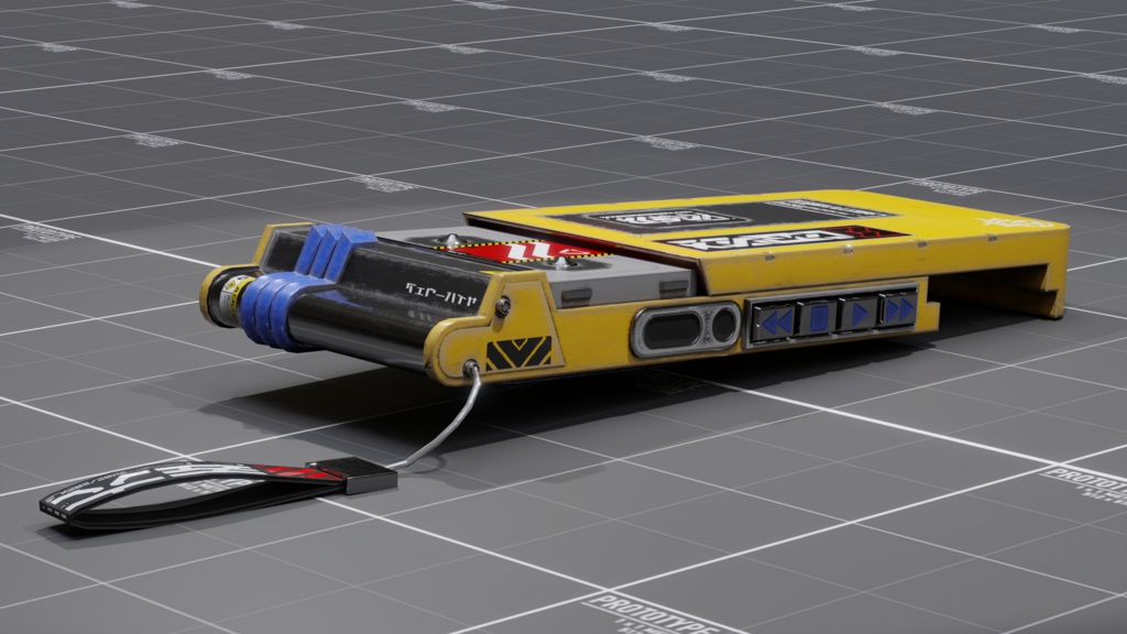 PMD_Mk1 Cyberpunk themed Walkman (VRChat)