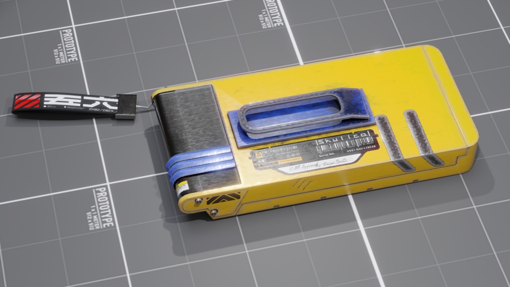 PMD_Mk1 Cyberpunk themed Walkman (VRChat)