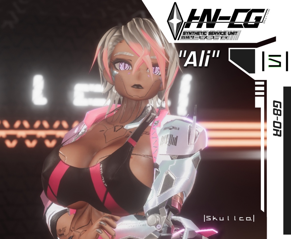 "Ali" HN-CG (VRChat AVATAR)