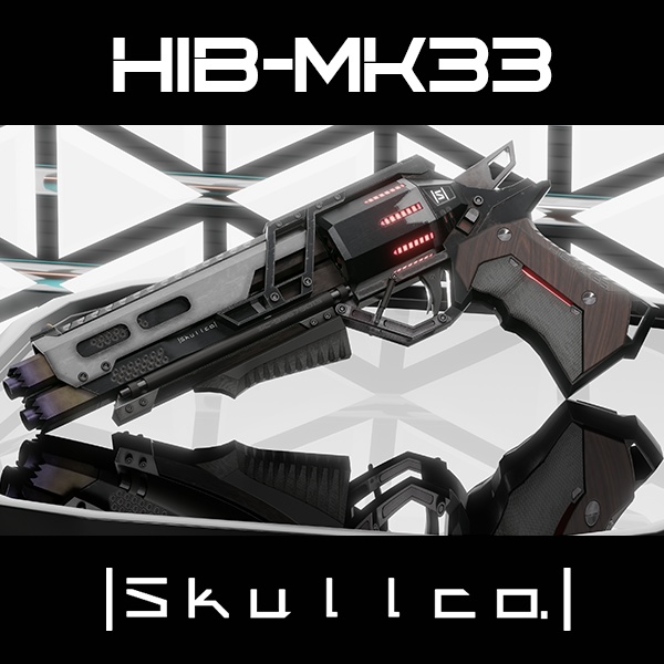 HIB-MK33 Revolver Asset (VRChat)