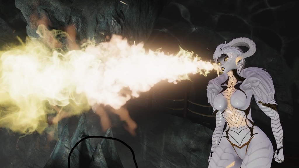 Keshi and Akoya | Ceramic Dragon Sisters (VRChat)