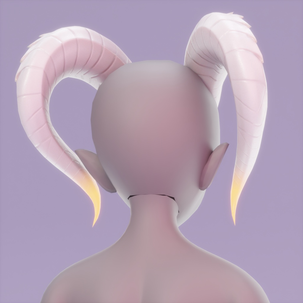 Ceramic Dragon Horns
