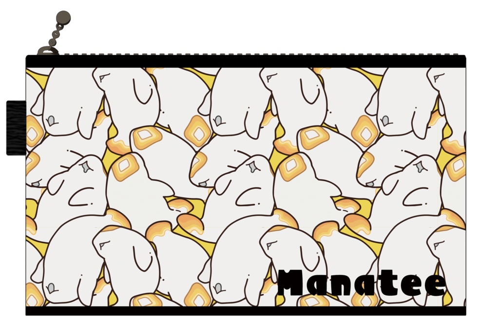 マナティと暗黒竜のリバーシブルポーチ