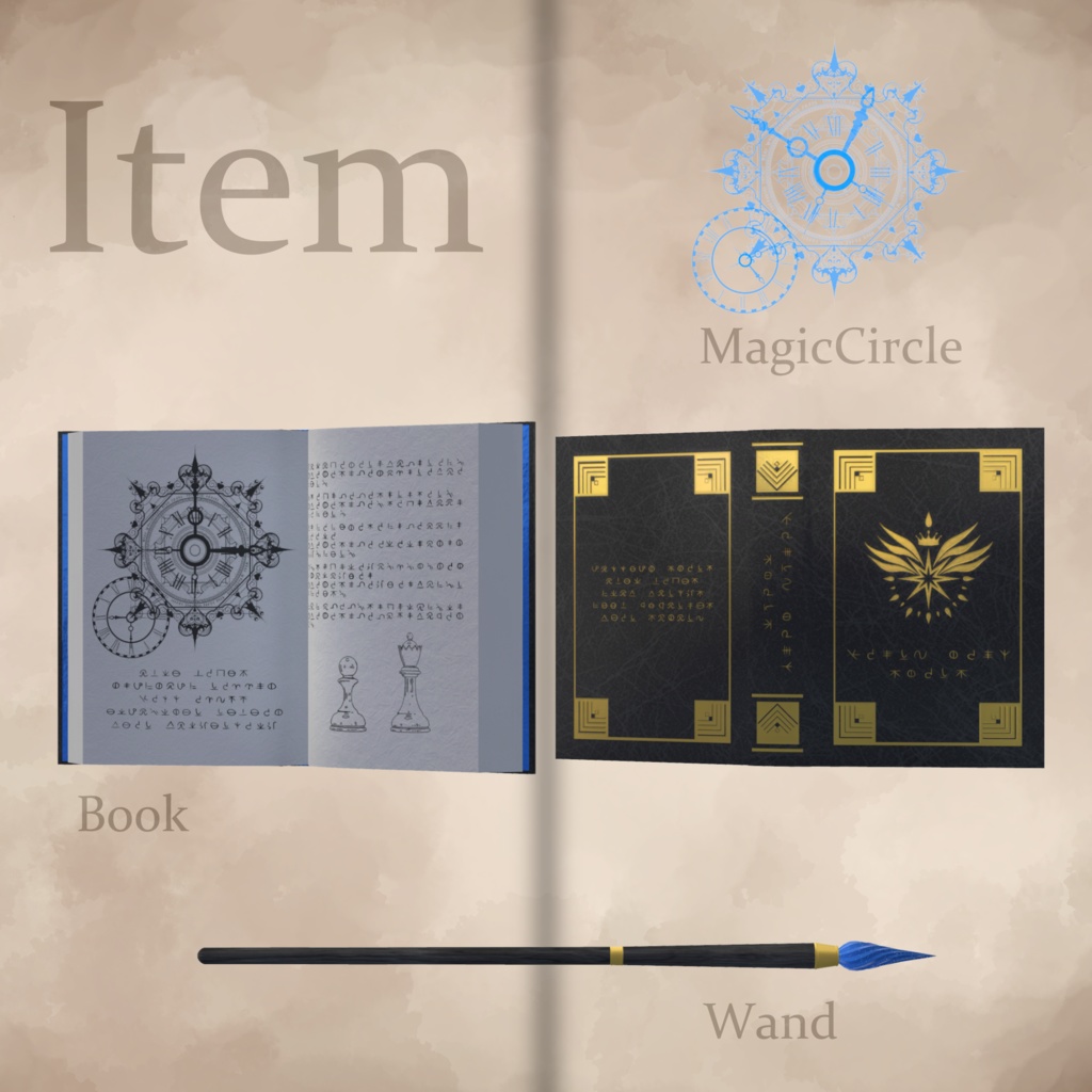 【VRChat】Fairy Tale Witch【4アバター対応】