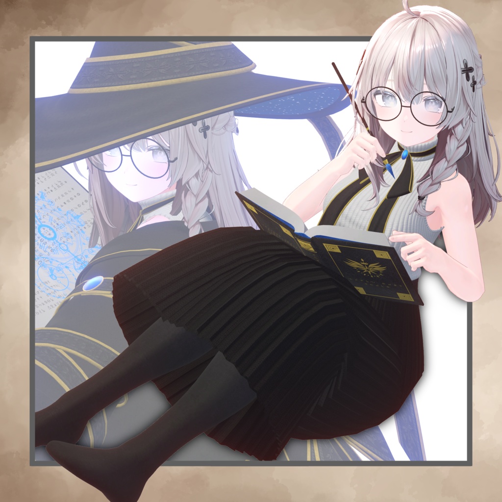 【VRChat】Fairy Tale Witch【4アバター対応】