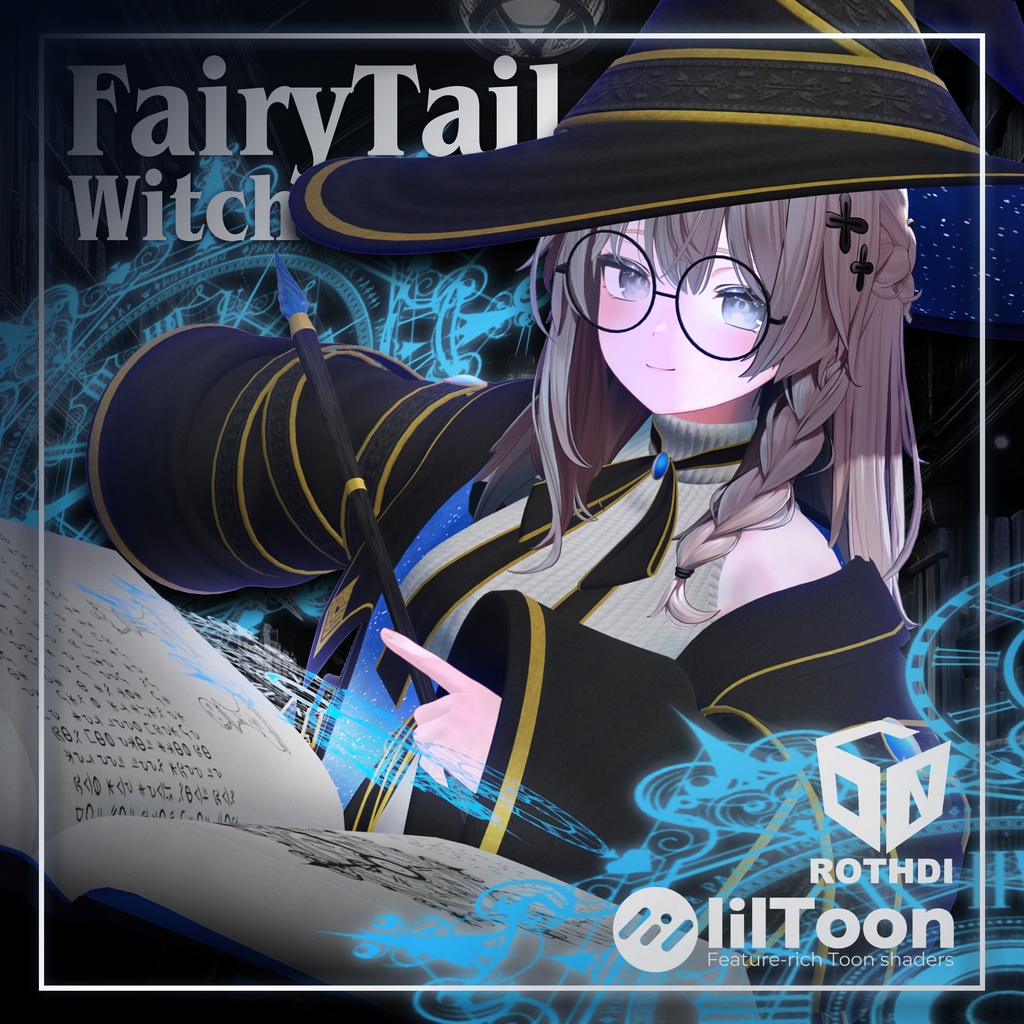 【VRChat】Fairy Tale Witch【4アバター対応】