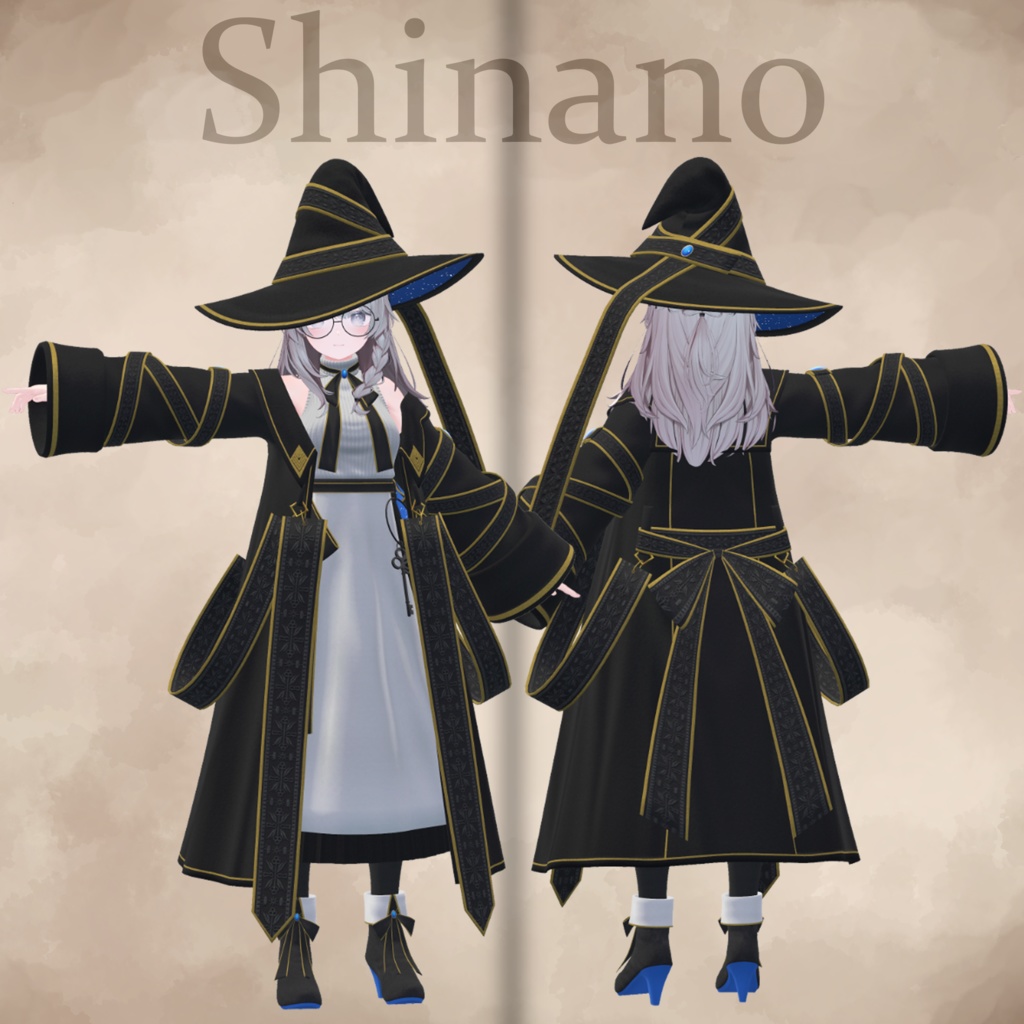 【VRChat】Fairy Tale Witch【4アバター対応】