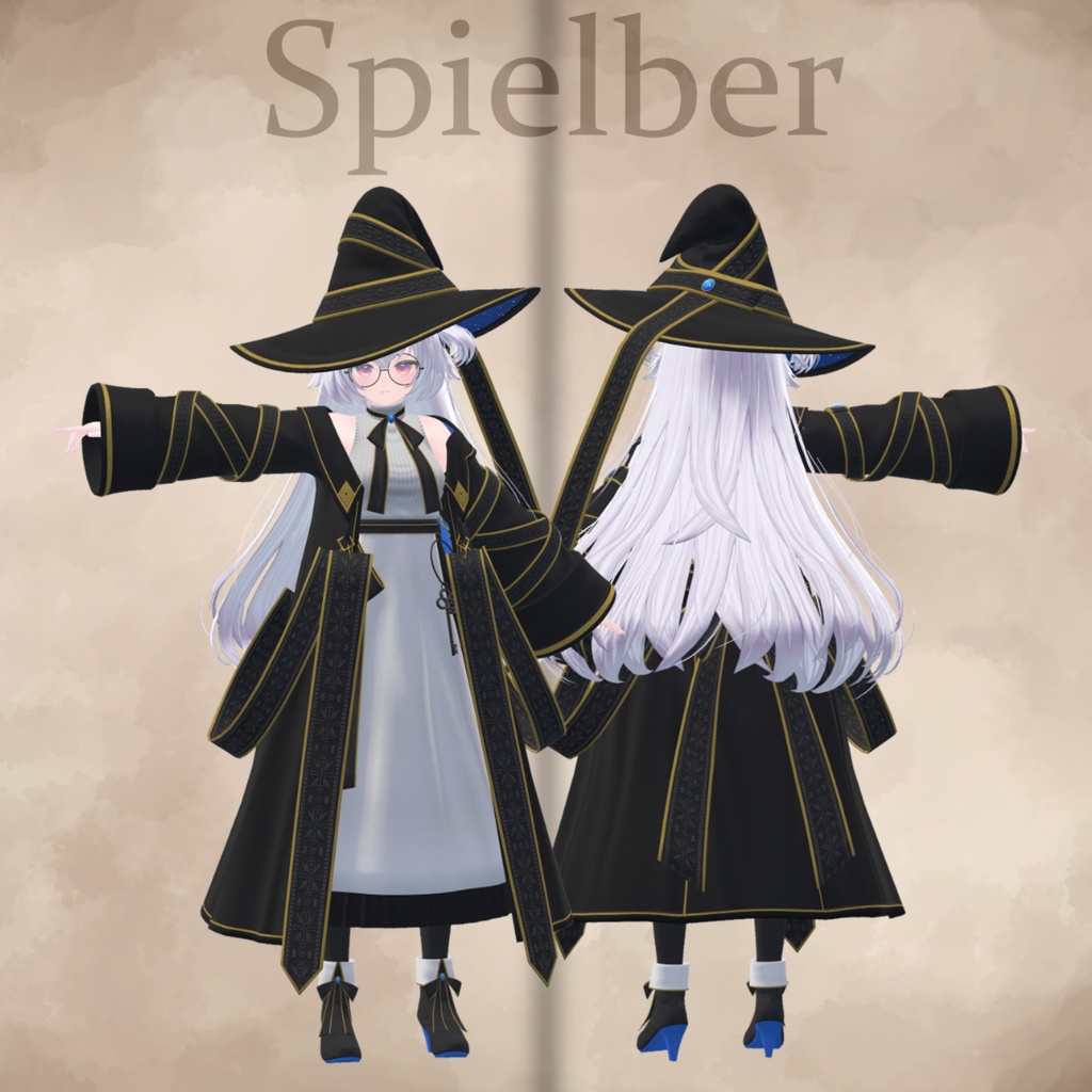 【VRChat】Fairy Tale Witch【4アバター対応】