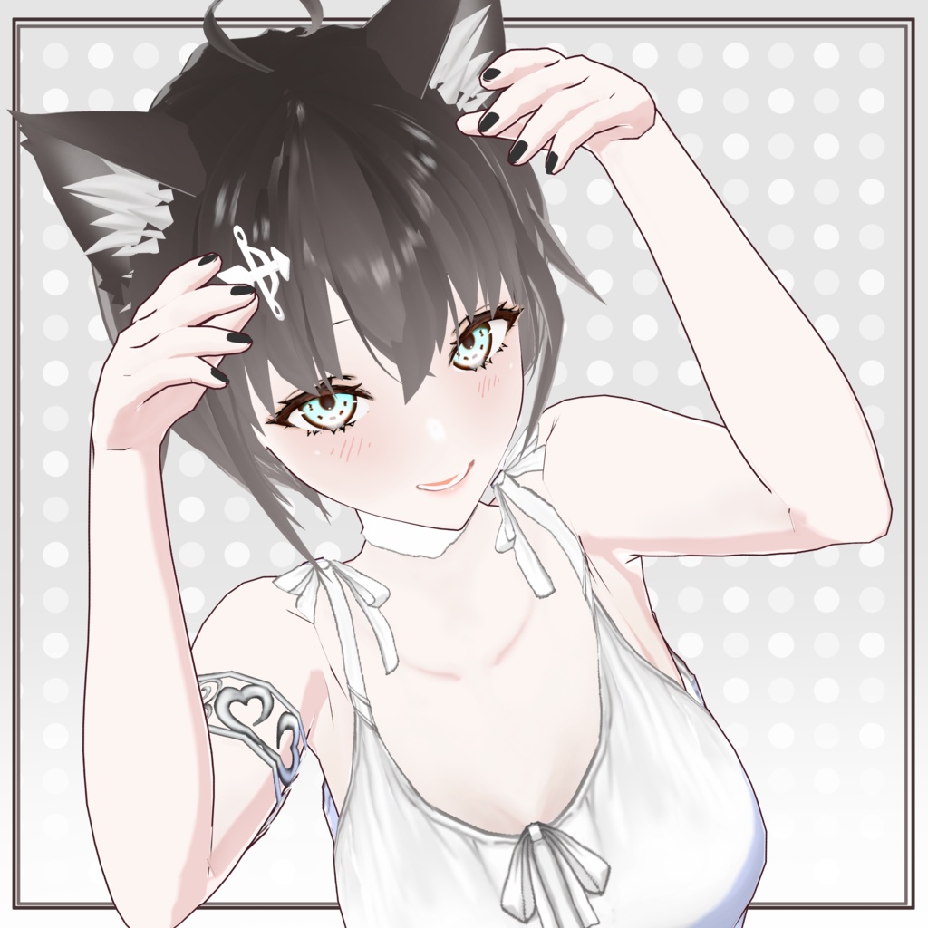 オリジナル3Dモデル「きゅぴ」