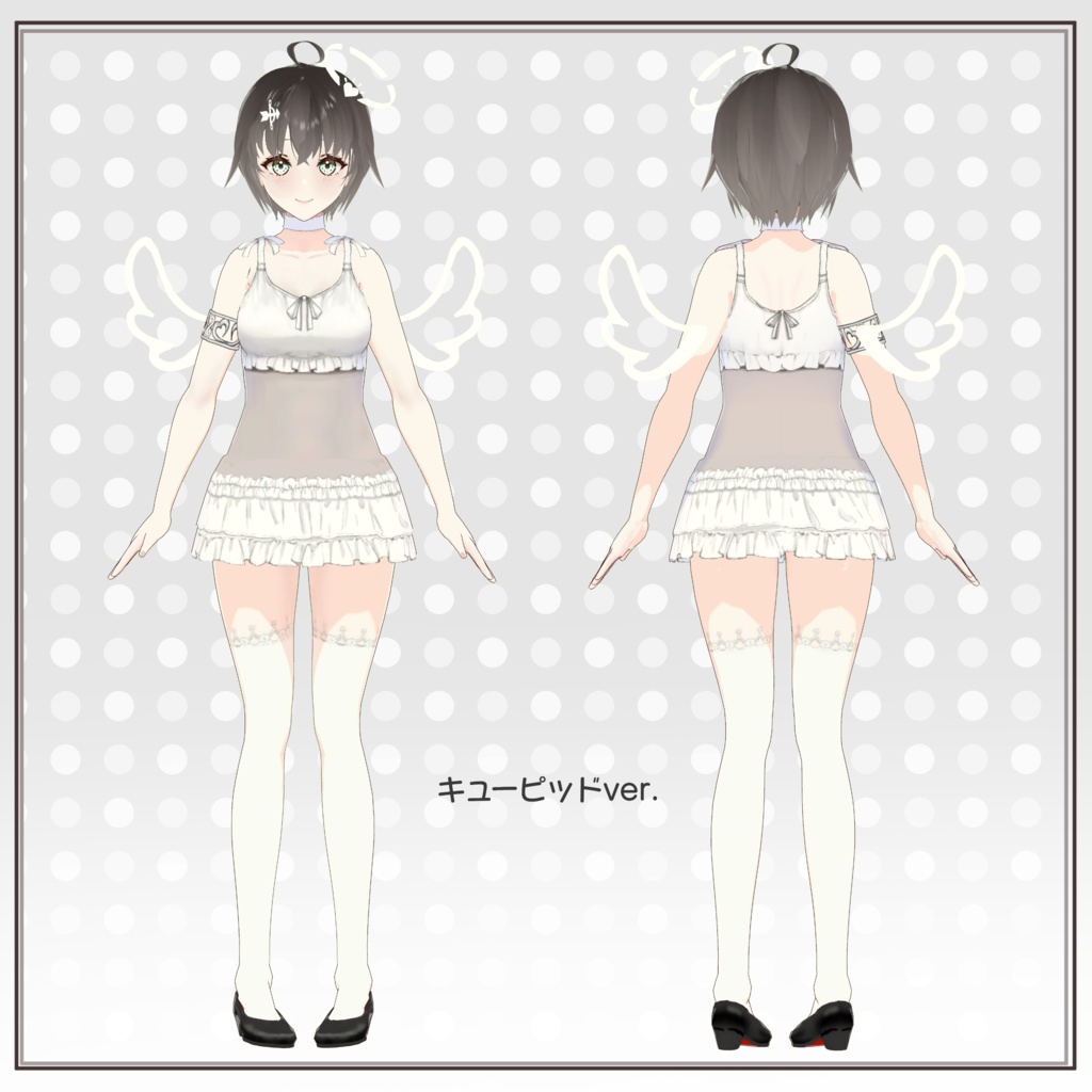 オリジナル3Dモデル「きゅぴ」